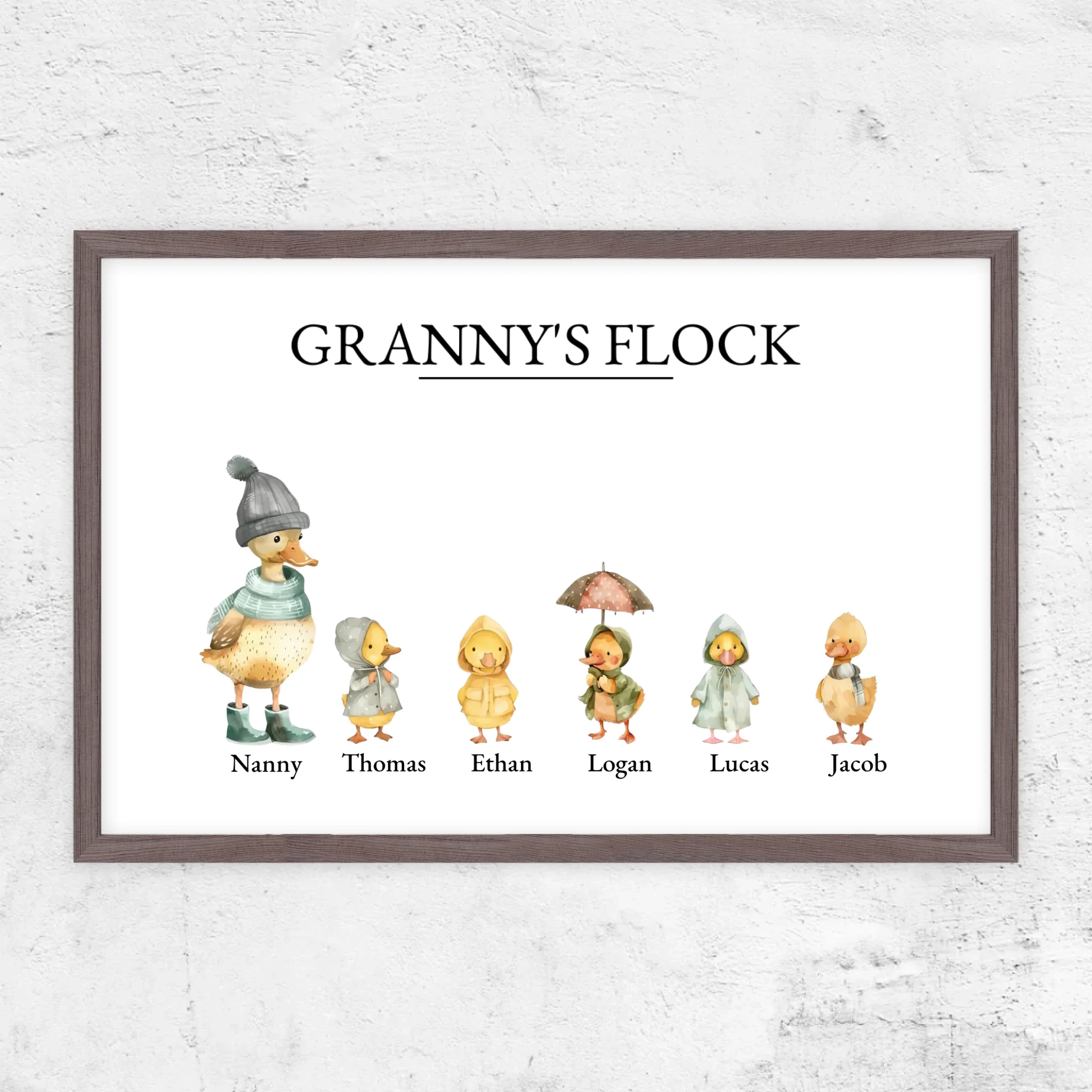 Horizontal Framd  Posters-Ovak