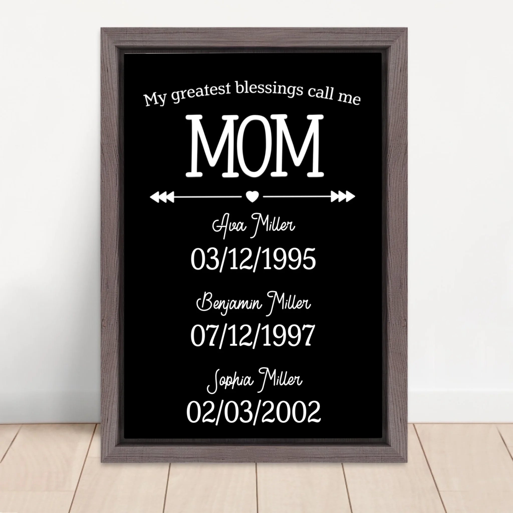 Vertical Framed  Canvas-Oak 2026