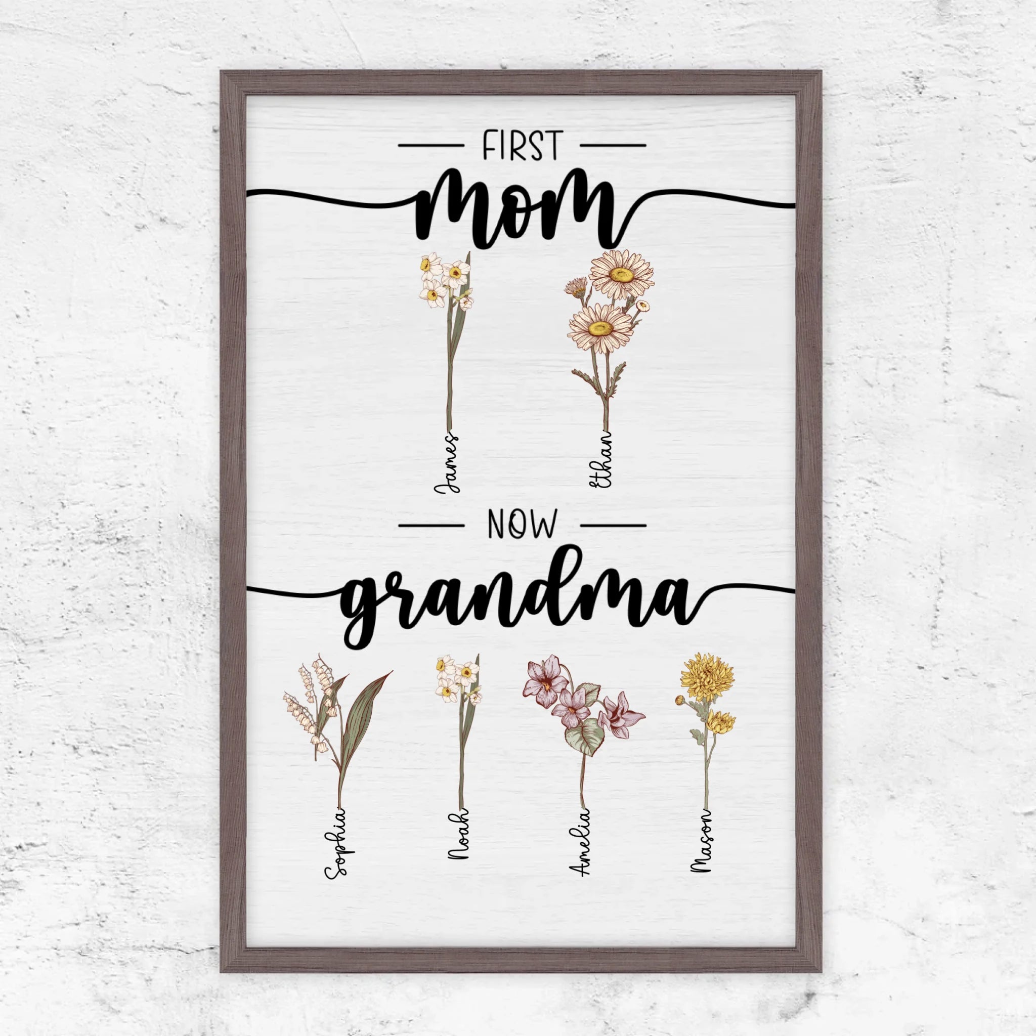 Vertical Framed Poster-Oak-1