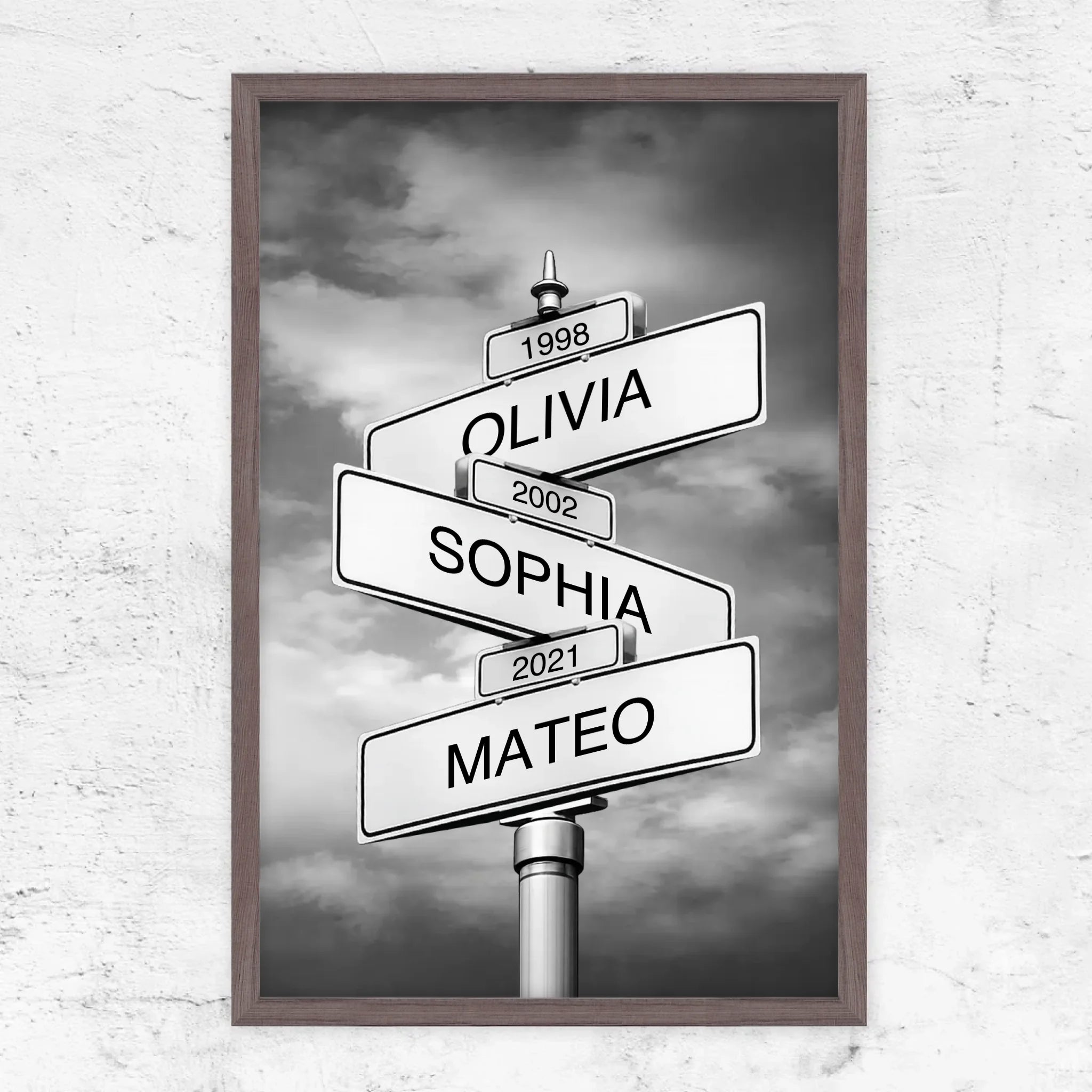 Vertical Framed Poster-Oak-1