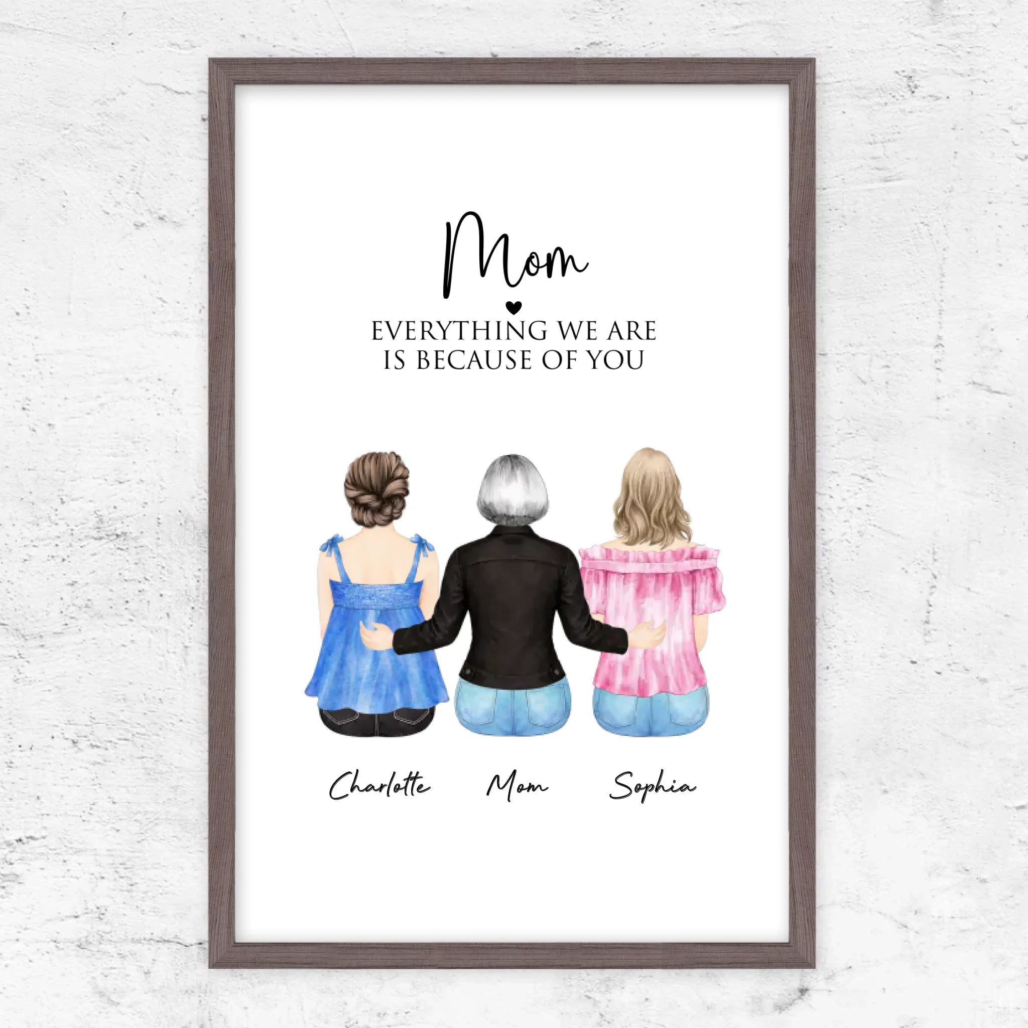 Vertical Framed Poster-Oak-2