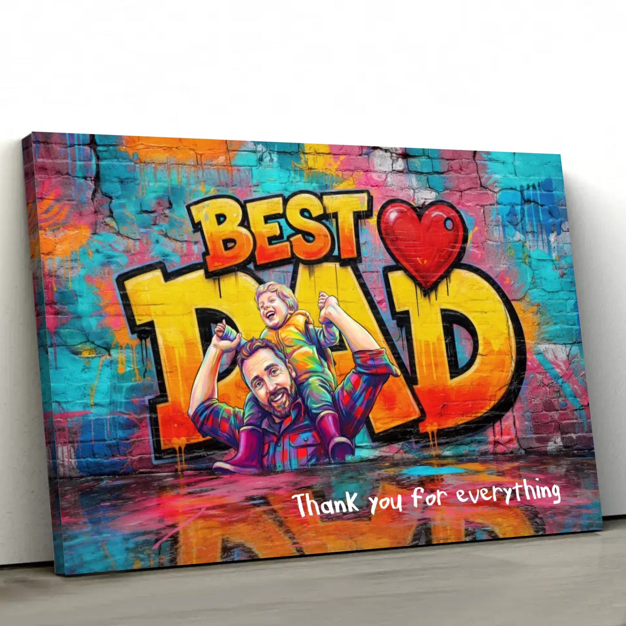 Personalized Canvas – Thanks For Everything Dad
