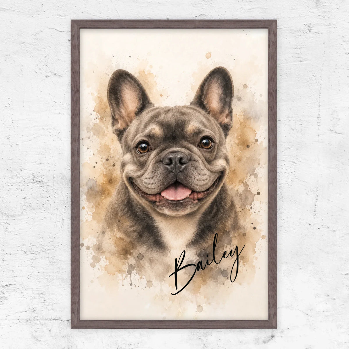 Vertical Framed Poster-Oak-2